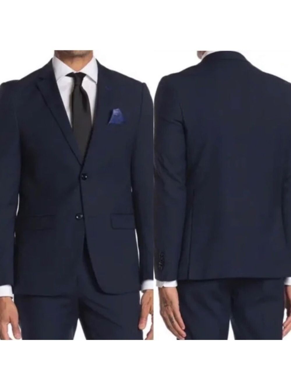 SOUL of London Single Breasted Blazer Jacket Men's Size 40R Navy